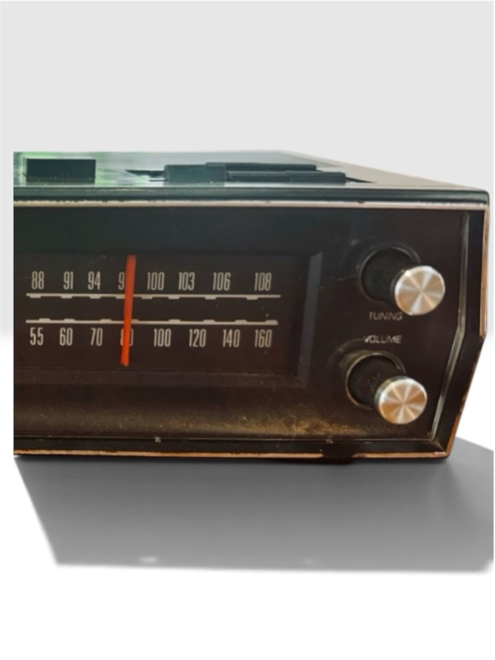 Vintage 1970s GE C4331B Flip Clock AM/FM Alarm Radio TESTED WORKING Woodgrain - Picture 5 of 15